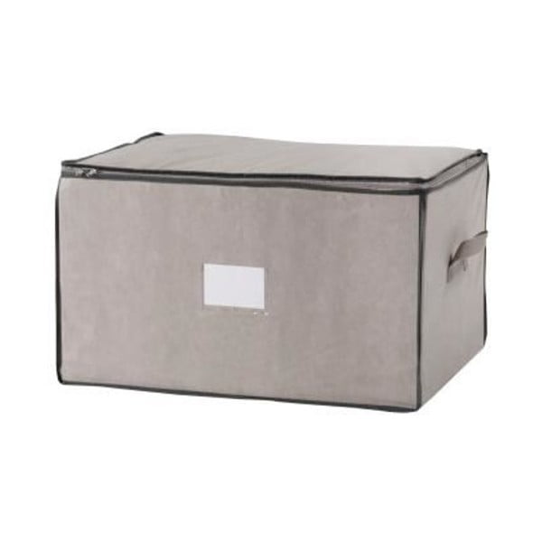 Sivý textilný úložný box Compactor Tote, 44 x 32,5 cm
