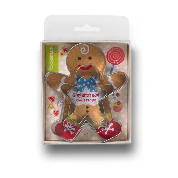 Sada 3 vykrajovadiel Cooksmart ® Gingerbread-image-1