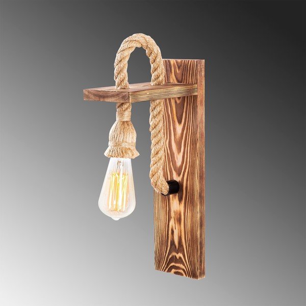 Nástenné svietidlo v prírodnej farbe Erebos – Opviq lights-image-3