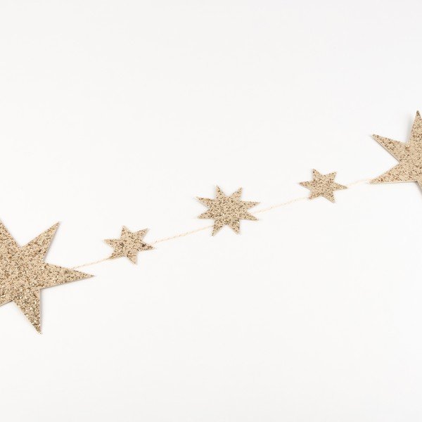 Girlanda Glitter Stars – Meri Meri-image-2
