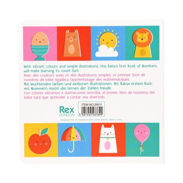 Interaktívna hračka Baby's First Book of Numbers – Rex London-image-4