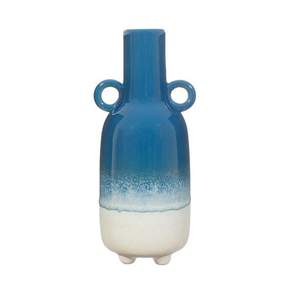 Modrá váza Sass & Belle Bohemian Home Mojave, výška 23 cm
