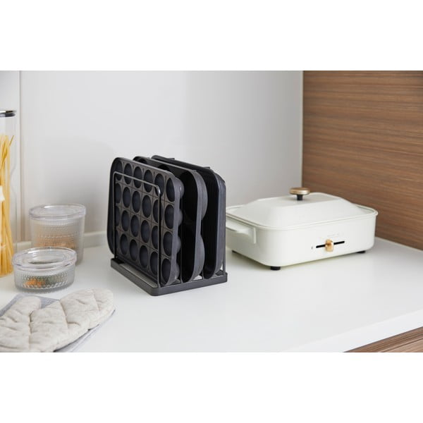 Čierny kovový organizér Yamazaki Tower-image-3