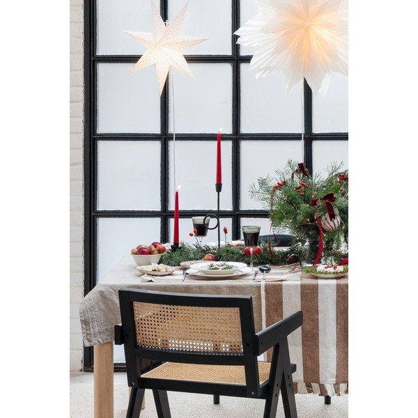 Behúň na stôl s prímesou ľanu 50x150 cm Maura – Kave Home-image-4