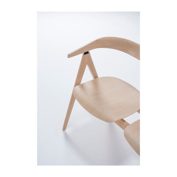 Prírodná lavica z dubového dreva Gazzda Ava-image-2