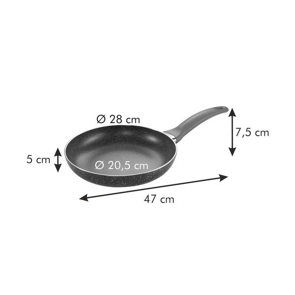 Panvica ø 28 cm Manico Rosso – Tescoma-image-3