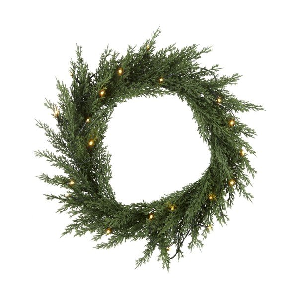 Vianočný veniec s LED žiarovkami Star Trading Thuja, ø 40 cm-image-1