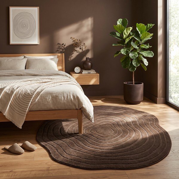 Hnedý koberec 160x230 cm Pebble – ESTE-image-2
