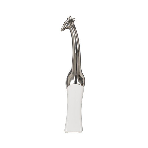 Biela keramická dekoratívna soška Mauro Ferretti Giraffa, výška 35 cm-image-1