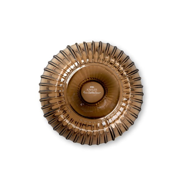 Hnedá sklenená váza Kähler Design Hammershøi, výška 18,5 cm-image-3