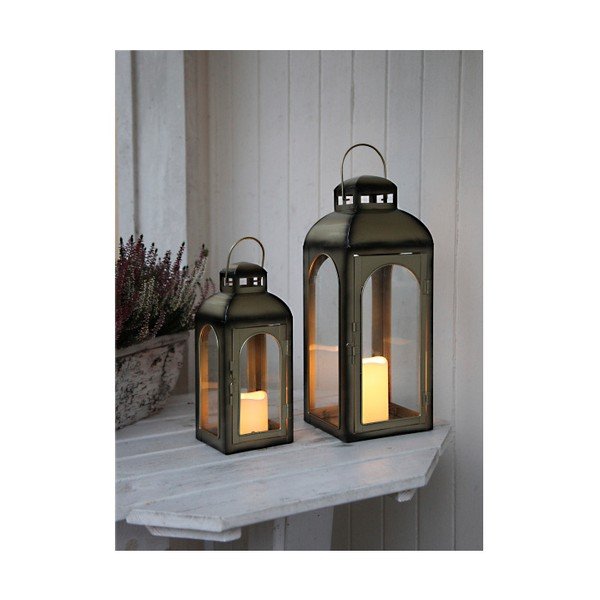 LED lampáš v bronzovej farbe vhodný do exteriéru Best Season Miriam, výška 43 cm-image-4
