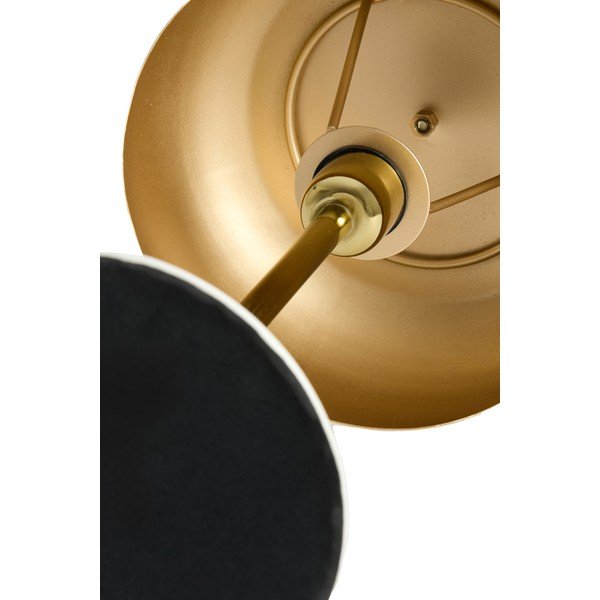 Oranžová stolová lampa s kovovým tienidlom (výška 40 cm) Surin – Light & Living-image-3