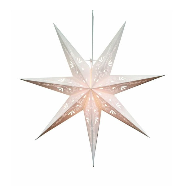 Závesná svietiaca hviezda Best Season Metasol Snow, 70 cm