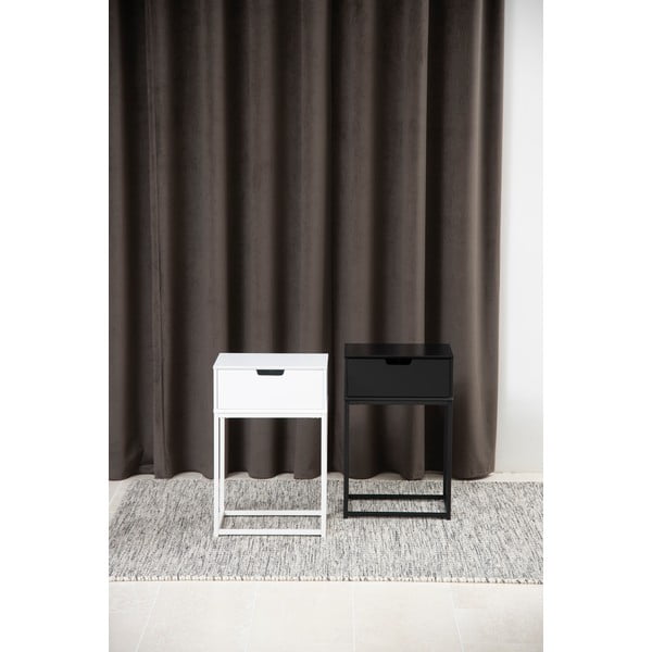 Biely nočný stolík Actona Mitra, 40 x 30 cm-image-2