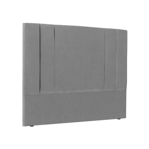 Sivé čelo postele Kooko Home Kasso, 120 × 180 cm-image-1