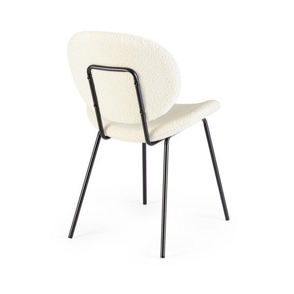 Biela čalúnená jedálenská stolička Maddie – Yes Everyday-image-4