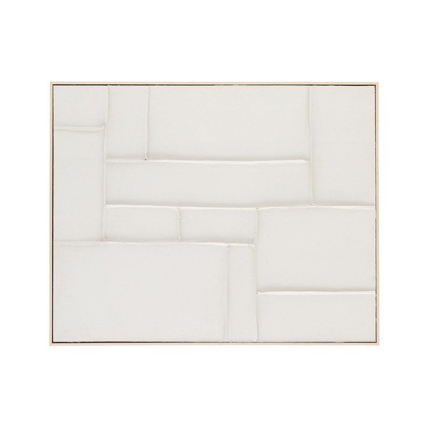 Ručne maľovaný/3D obraz s rámom/na plátne 80x100 cm Klis – Kave Home-image-2