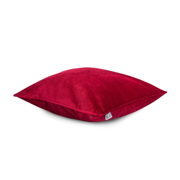 Červená obliečka na vankúš WeLoveBeds Elegant Burgundy, 50 × 50 cm-image-2