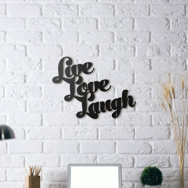Dekorácia na stenu Live Love Laugh