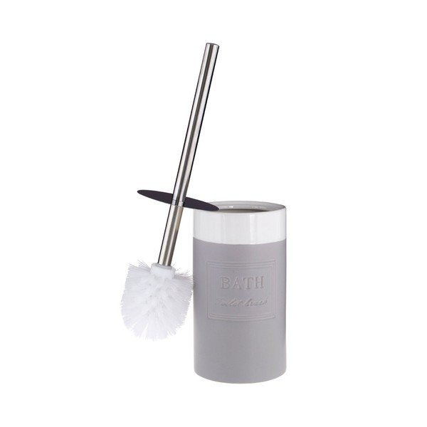 Bielo-sivá toaletná kefa Premier Housewares Vida-image-1