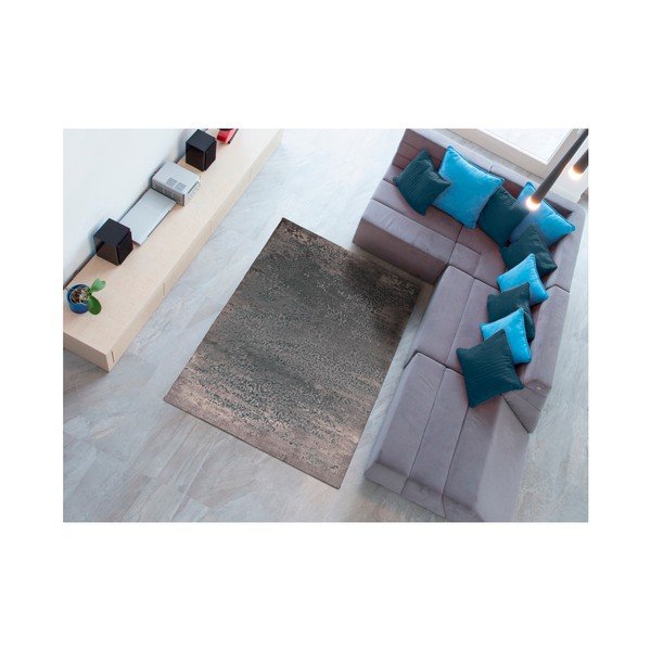Modrosivý koberec Universal Danna Blue, 60 × 120 cm-image-1