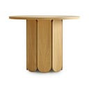 Jedálenský stôl v dubovom dekore Woodman Soft, ø 98 cm
