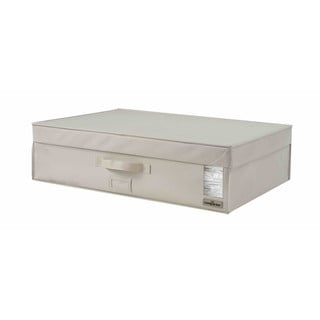 Béžový úložný box na oblečenie Compactor XXL Family, 72 x 19 cm