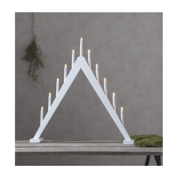 Biely vianočný LED svietnik Star Trading Trill, výška 79 cm-image-1