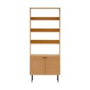 Knižnica v dekore duba v prírodnej farbe 80x200 cm Kyoto – House Nordic