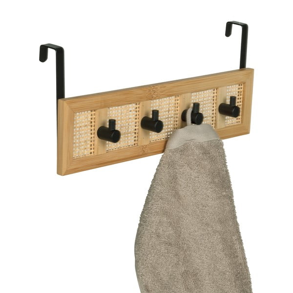 Ratanový vešiak na dvere v prírodnej farbe 33 cm Allegre – Wenko-image-4