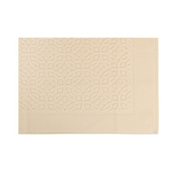 Krémová kúpeľňová predložka Bath, 60 × 100 cm-image-1