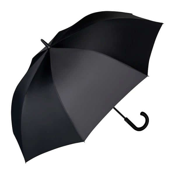 Čierny dáždnik s rúčkou Von Lilienfeld Leo