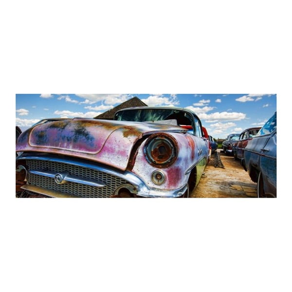 Sklenený obraz DecoMalta Car, 125 x 50 cm
