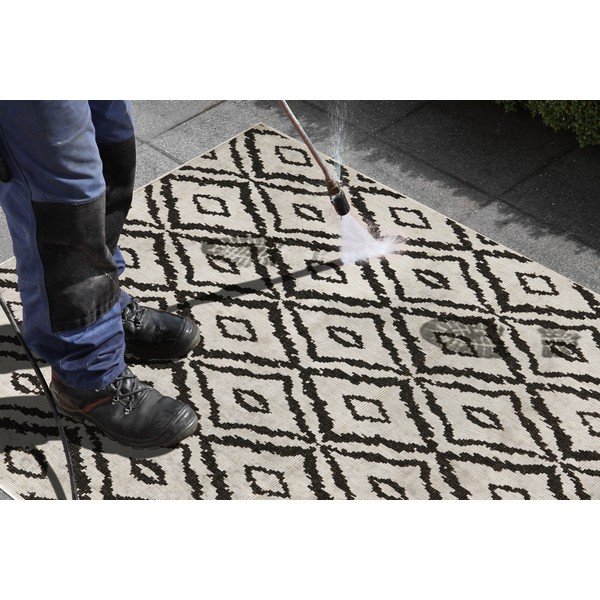 Hnedo-biely vonkajší koberec NORTHRUGS Rio, 80 x 150 cm-image-1