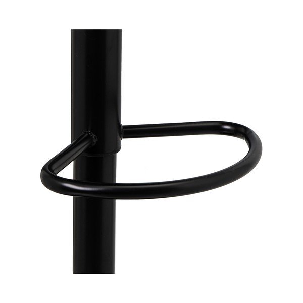 Čierne barové stoličky s nastaviteľnou výškou z imitácie kože v súprave 2 ks (výška sedadla 72 cm) – Casa Selección-image-2