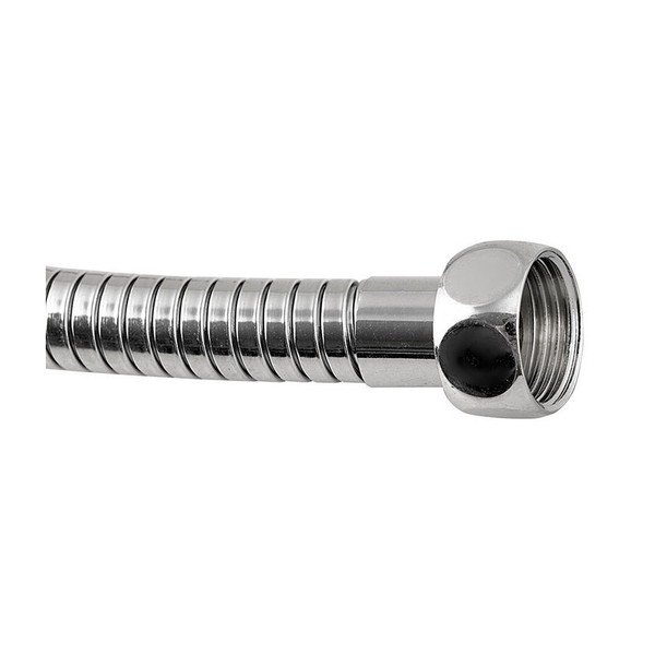 Sprchová hadica z nehrdzavejúcej ocele v lesklo striebornej farbe Powerflex – Sapho-image-1