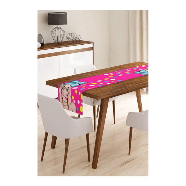 Behúň na stôl z mikrovlákna Minimalist Cushion Covers Girls, 45 × 145 cm