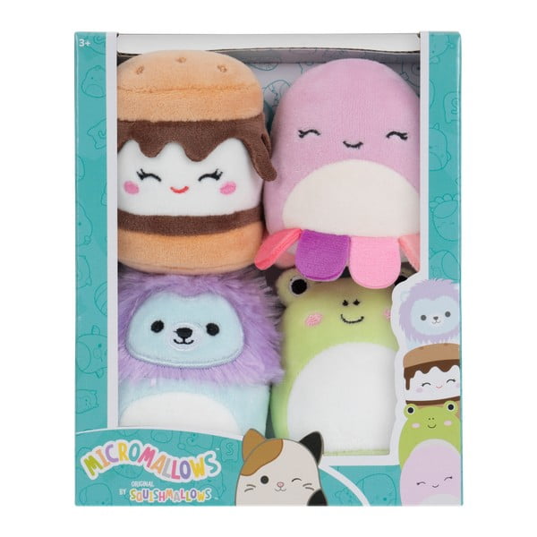 Plyšové hračky v súprave 4 ks Micromallows 4Pack – SQUISHMALLOWS-image-1