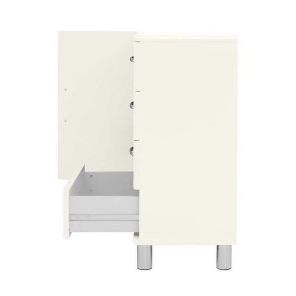 Biela nízka komoda 98x92 cm Malibu - Tenzo-image-2