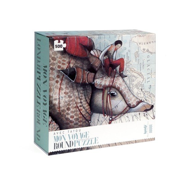 Puzzle dobrodružstvo cestovateľov, 500 dielikov