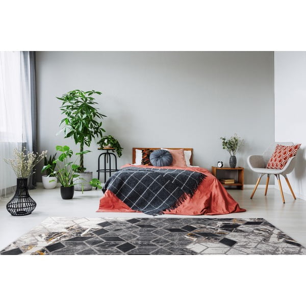 Sivý koberec 133x190 cm Soft – FD-image-1