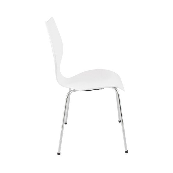 Biela jedálenská stolička Kokoon Design Elipse-image-1