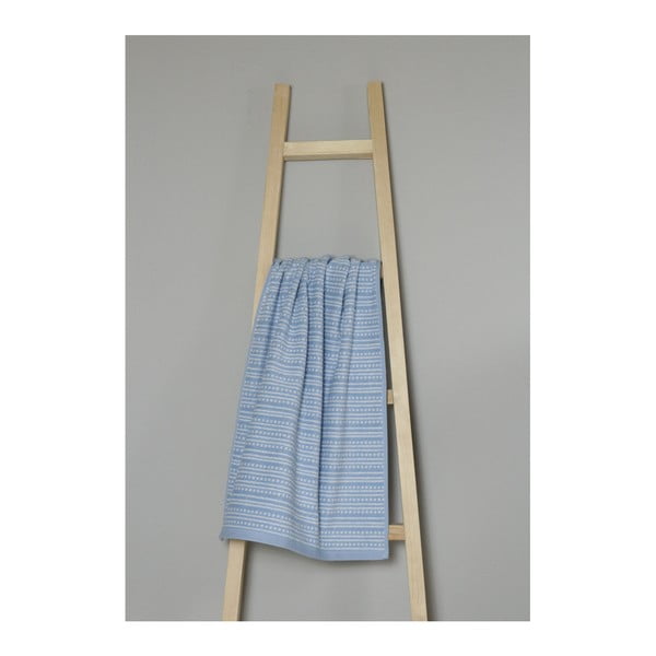 Modrý bavlnený uterák My Home Plus Spa, 50 × 90 cm