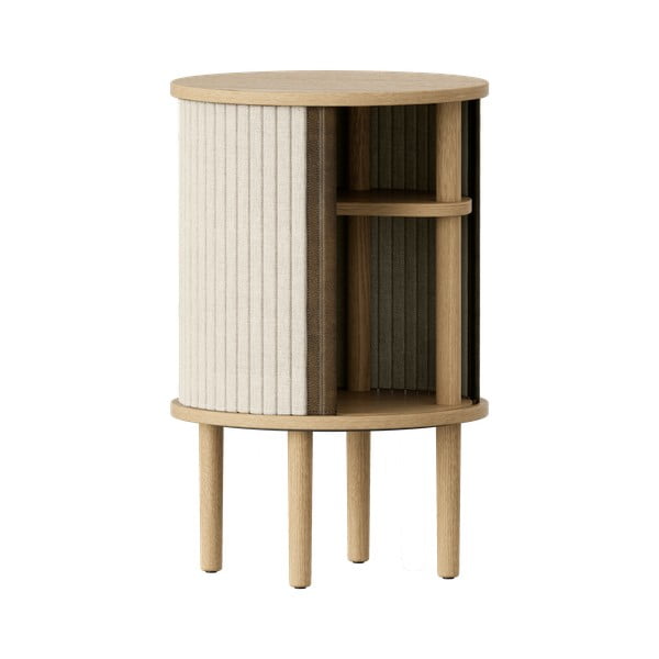 Okrúhly odkladací stolík z dubového dreva ø 38 cm Audacious – UMAGE
