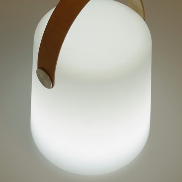 Bielo-hnedá vonkajšia lampa Kave Home Dialma-image-3