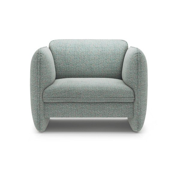 Modré ženilkové kreslo Georgia – Micadoni -image-2