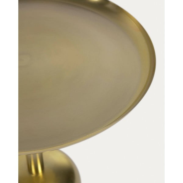 Kovový okrúhly odkladací stolík ø 37 cm Adaluz – Kave Home-image-1