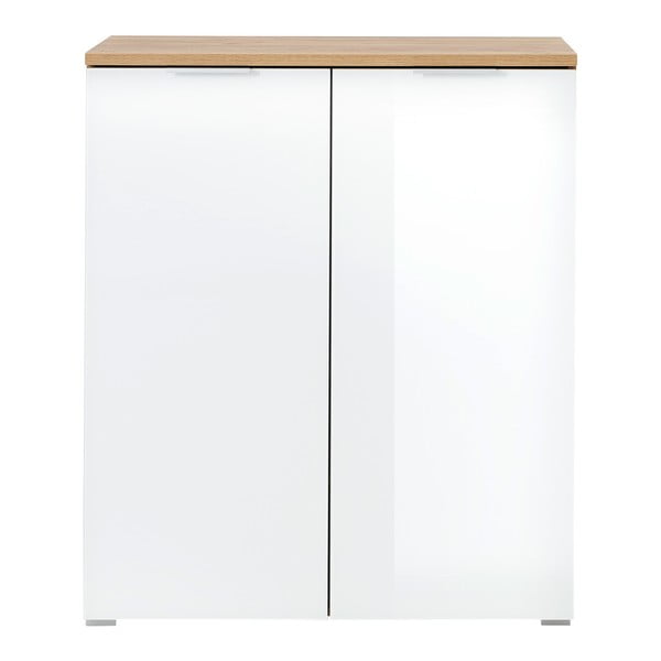 Biela skrinka na topánky v dekore duba Telde - Germania-image-2