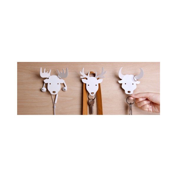 Černý vešiačik na kľúče Qualy Bull Key Holder-image-4