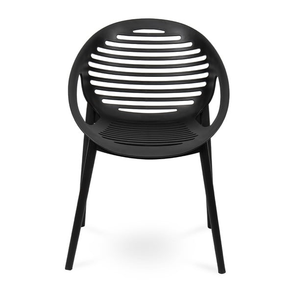 Čierne záhradné kreslo Bonami Essentials Joanna-image-3